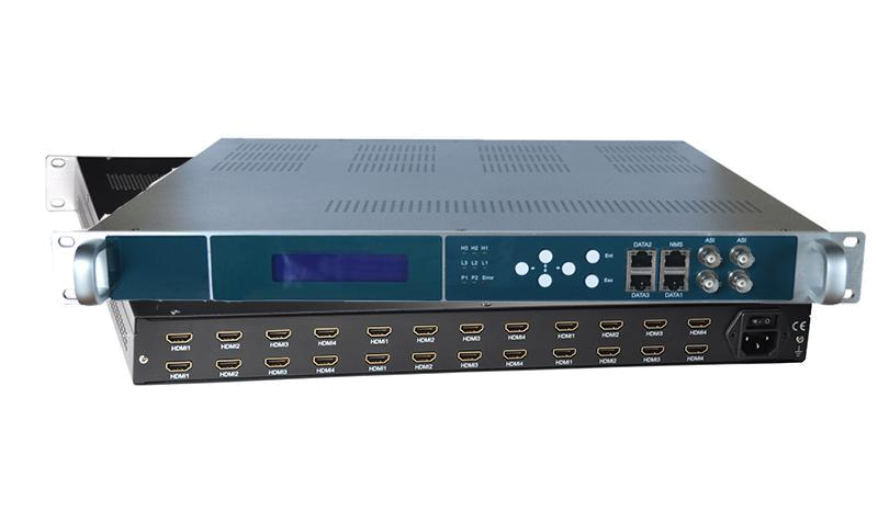 Encoder IPTV H.264 multicanal — 24 HDMI